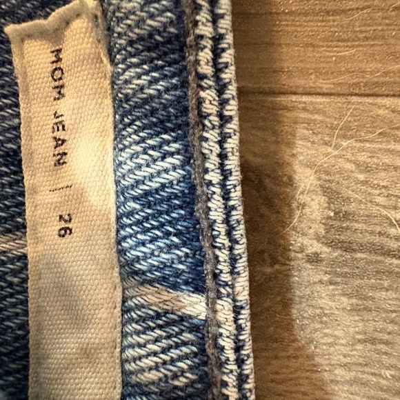 PacSun Denim Stripe Mom Jean Shorts size 26 - Picture 3 of 4